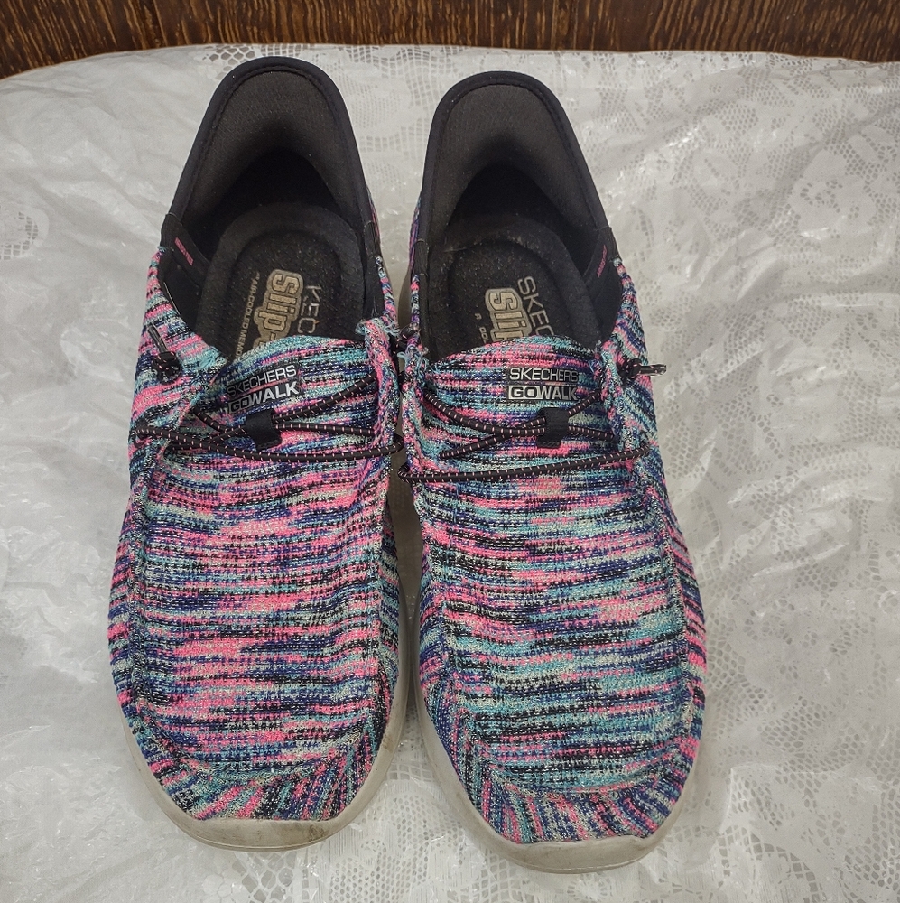 Skechers Hands Free Slip-ins: GO WALK Joy sneakers Women's 8.5 - Picture 2 of 6